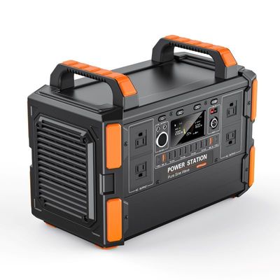 Φορητή Ηλιακή Γεννήτρια Λιθίου 1200WH Προσαρμοσμένο σταθμό ηλεκτρικής ενέργειας AC 110V/230V με ελεγκτή MPPT για υπαίθριο κάμπινγκ πεζοπορία