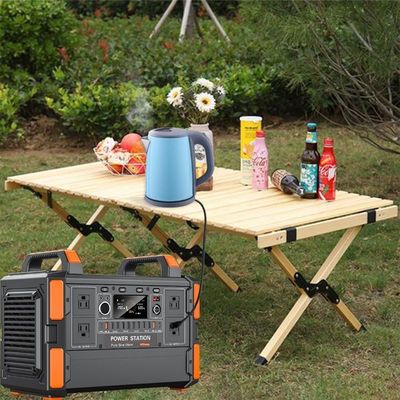 Rechargeable Backup Power Lifepo4 Battery Solar Generator 1200w Portable Power Station 600wh Solor Power Bank for Outdoor Camping