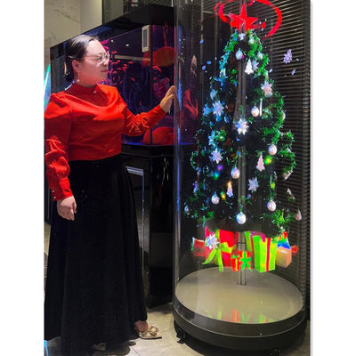 Buy 65cm 768LED Halloween Hologram Display Fan Projector 4K 3D Hologram Projector with Holograma App Festive Displays online manufacture